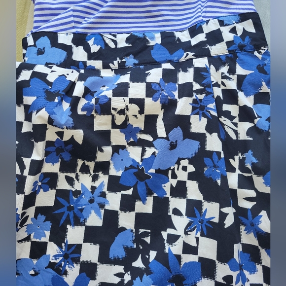 Moschino Jeans Balloon Skirt Mixed Print Dress, GUC, Size 2 - Picture 7 of 10